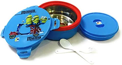 Glorygifts Stainless Steel Minion Kids School Lunch Box/Gift Pack/Birthday Gift for Kids/Return Gift/Gift Set for Kids/Girls Gift Pack