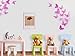pinkblume Purple Butterfly Decorations Stickers 3D Butterfies Wall Decor DIY Home Decorations Removable Wall Decals Murals for Home Living Room Babys Bedroom Showcase Nursery Art Decor(36PCS)