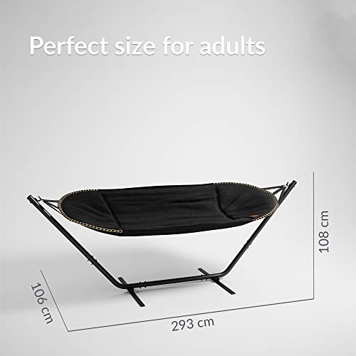 SACKit – Cobana Hammock – wasserdichte und UV-resistente Outdoor Hängematte – handgemachte Gestell Hängematte im… – Bild 4