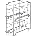 Auledio Stackable Can Rack Organizer For Kitchen Cabinet, Pantry Organization And Storage Dispenser, Holds 36 Soda Cans Or Canned Food, Metal White (Silver)