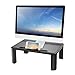 Monitor Stand Riser with Adjustable Height and Storage Organizer for Computer, iMac, Printer, Laptop, Desk with Tablet & Phone Holder, Cable Management Slot (Black, 1 Pack)thumb 4