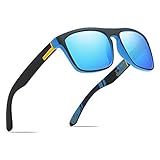 Polarized Sports Sunglasses Driving Glasses Shades for Men/Women Square Sun glasses Classic Design Mirror Sunglasses