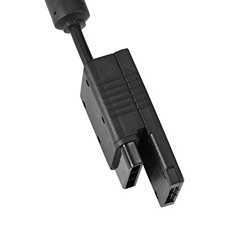 Tosuny 4 Player Multi Tap Controller Adapter Converter with 4 Memory Slots for Sony PS2 Console Game, Compatible with DDR (Dance Dance Revolution), Support Dual-Shock Function - Black - Thumbnail 7