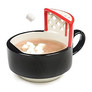 MAX’IS Creations | The Hockey Mug with a Net | Coffee & Hot Chocolate Mug, Cereal Soup Bowl | 14 Oz Cup | Hockey Gifts…