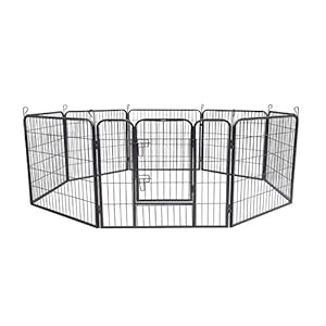 zoomundo Recinto per Cani Recinzione Box Cani Conigli Animali di Ferro Cucciolo Gabbia - 8 Pezzi - XL Marca: zoomundo zoomundo Recinto per Cani Recinzione Box Cani Conigli Animali di Ferro Cucciolo Gabbia - 8 Pezzi - XL