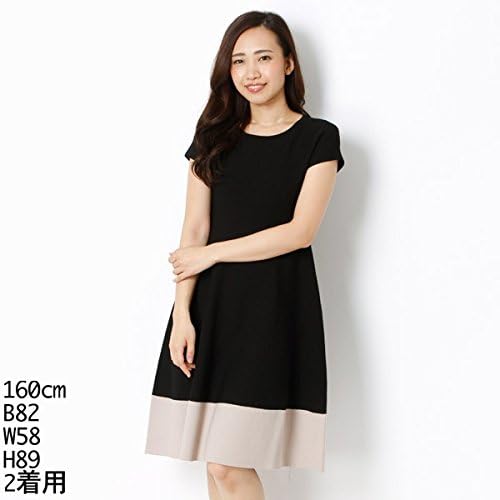 Amazon Co Jp ケティ Ketty ワンピース 1 37 Nm12g3pマエファスナーソウバリニットop 04ブラック 2 M 服 ファッション小物