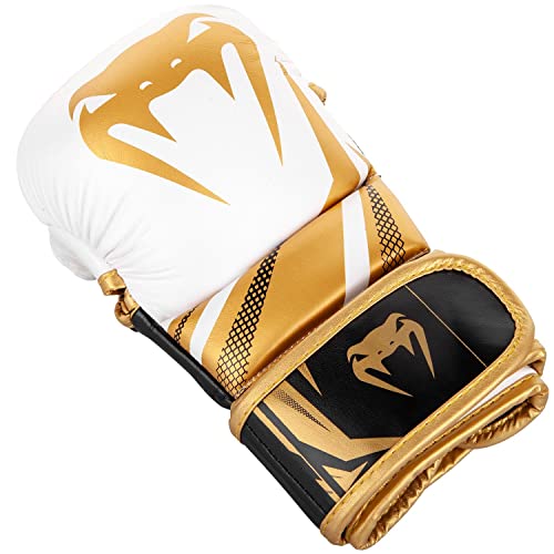 Venum Challenger 3.0 Sparring Gloves - White/Black/Gold - S