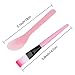 eBoot Facemask Tool Face Mask DIY Mask Facial Care Make up Tool Sets including Bowl Spatula Brush Gauge Puff, Pink, 10 Pieces