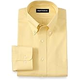 Paul Fredrick Men's Tailored Fit Cotton Non-Iron Pinpoint Cotton Dress Shirt