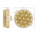 Dry / Wet Body Brush with Massage Nodules by ROMER - Natural Bristle for Better Exfoliation - Clear Dead Skin Cells While Reducing Cellulite & Toxins