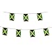 TSMD Jamaica Flag, 100 Feet Jamaican Flag National Country World Pennant Flags Banners String,Internationl Party Decorations for Grand Opening,Olympics,Bar,School Sports Events,Festival Celebration