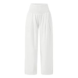 JIOEEH Flowy Pants for Women Leg Prints Pants for