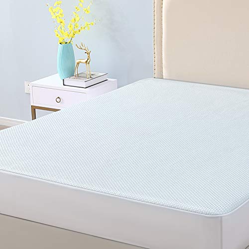 VAELY Overfilled Quilted Fitted Waterproof Mattress Pad Cover, Washable
