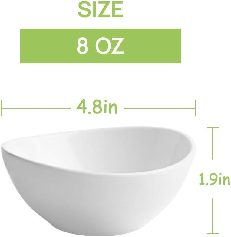 SWEEJAR Ceramic Small Bowls Set: Kitchen & Dining