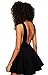 Wink Gal Women A line Backless Round Neck Sleeveless Cocktail Mini Casual Dress