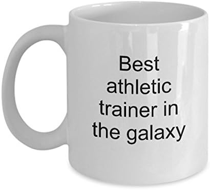 Best Athletic Trainer In The Galaxy- Funny 11oz Ceramic Dishwasher Safe Coffee Mug Which Can Brighten Up Your Day. Ideal Gift For That Man or Woman that need a bit of cheering up.Ideal for Dad, Brothe