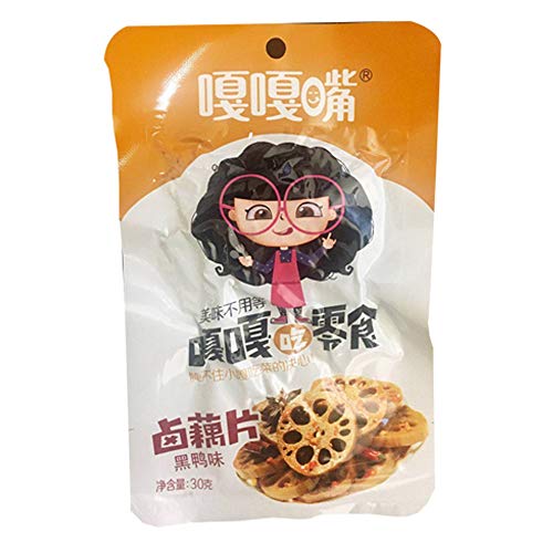 GAGAZUI Vegatable dish snacks, 30 Sachets / 900g (Duck Flavored Lotus Root)