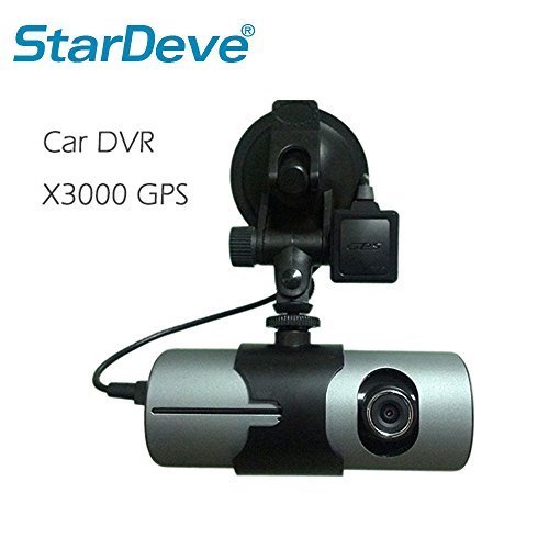 StarDeve Original X3000/R300 Car DVR Full hd with G-Sensor Dual lens 2.7 inch LCD Camera Video recorder support GPS Module (included) StarDeve Original X3000/R300 Car DVR Full hd with G-Sensor Dual lens 2.7 inch LCD Camera Video recorder support GPS Module (included)