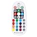SPARKE RF Remote Control 28 Keys for Multicolor RGB LED Strip Lights, Wireless RGB LED Controller Dimmer DC12V-24V 6A, 360 Degrees Controllable Through the Wall/Obstacle