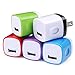 USB Wall Charger, FiveBox 5Pack 1A Wall Charger Adapter Power Plug Charger Cube Charging Block Brick Compatible iPhone XS Max/XR/X/8/7/6/6s, iPad, Samsung Galaxy S9 S8 S7 S6 Note 9 8, Android, LG, ZTE