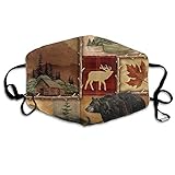 CAOBOO Dustproof Mask Reusable Mask for Men and Women Bacova Guild Lodge Memories Mouth Mask Unisex