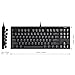 AUKEY Mechanical Keyboard LED Backlit Gaming Keyboard with Blue Switches, 87-Key 100% Anti-Ghosting Water-Resistant Mechanical Gaming Keyboard for PC and Laptop Gamers, Black