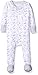 Burt's Bees Baby, Baby Girls,Sleeper Pajamas, Zip Front Non-Slip Footed Sleeper PJs, 100% Organic Cotton, Wisteria Butterfly Vine, 6-9 Months