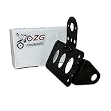 Axle Mount Plate Holder Motorcycle Side License Tail Light Relocator Custom Café