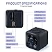 Mini Wireless Camera Action cop Cam - Cameras for Indoor or Outdoor Surveillance, Home Office or Car Video Recorder with 1080p HD Recording and Night Vision - 1 Cubic Inch by i-Mate