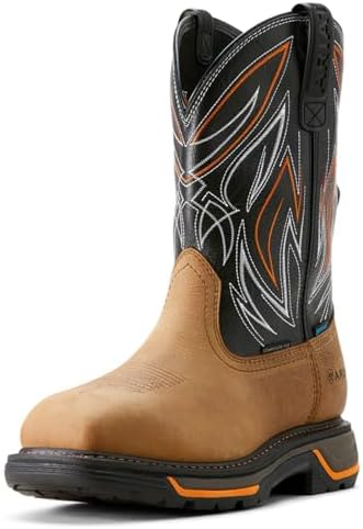 Amazon.com | ARIAT BMVY9 Mens Rebar Flex Western Waterproof  display picture 3