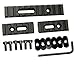 Fast Dealz Slotted Polymer Picatinny Rail Set For MOE Handguards