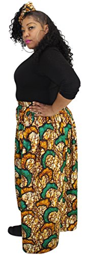 African Planet Women's Elastic Waist Skirt Pants - Image 4