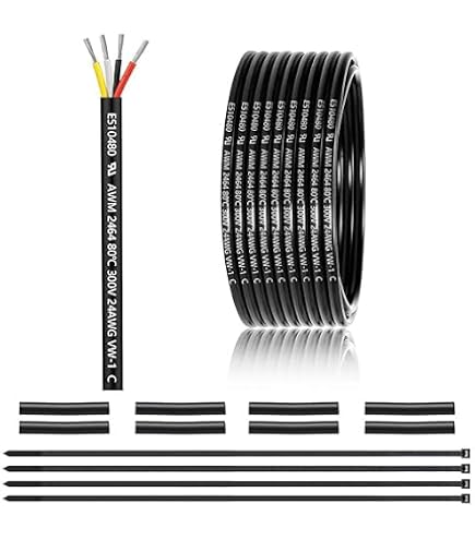 HangTon 0B FGG 304 Schwarzer 4-poliger Push-Pull-Rundstecker – Kompatibel Für Lemo – Kabelstecker Mit Lötanschluss, IP50, Vergoldete Kontakte