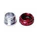 HiwowSport 1.5inches Aluminium Alloy Fuel Cap Weld On Filler Neck And Oil Tank Cap Red Color (1.5inch)