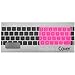 Kuzy Keyboard Cover for Older Version Pro 13 15 17 inch and Air 13 inch Computer Accessories Key Board Silicone Skin Protector - Neon Pink