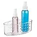 iDesign BPA-Free Plastic Bathroom Suction Organizer Basket - 6.5