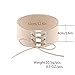Tpocean 9Pcs Boho Three Colors Gold Metal Bling Harajuku Plus Size Velvet Belt Choker Necklaces Sets Adjustable for Women Girls