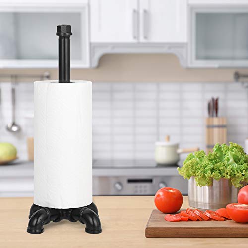 MOOACE Industrial Paper Towel Holder, Free Standing Kitchen Paper