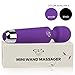 Wireless Wand - Waterproof Rechargeable for Body - Back Neck Sport Massage - Purple Travel Friendly - Multi Speed 8-10 Magic Vibrating Patterns - Personal Quiet