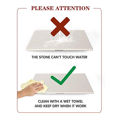 Professionele pizza-oven met 400 x 400 mm chamotsteenback surface, gastro steenoven voor pizza,bread and pastry, 2000 W… - Afbeelding 8