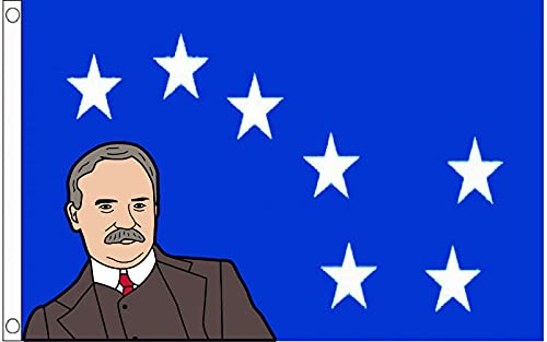 James Connolly Starry Plough Flag - 5 x 3 FT -100% Polyester With Eyelets - Irish Republican Socialist FlagSuperstore