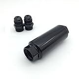 HotRod99 AN8 Aluminum Black Fuel Filter 100 Micron Stainless Mesh Element with a Magnet