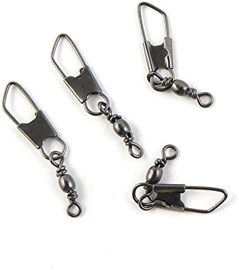 Fishing Swivel Sea Terminal Tackle Clip Connector Solid Coastlock Bulk Lots 08308 Snap Rolling Test 8kg Cross Lock