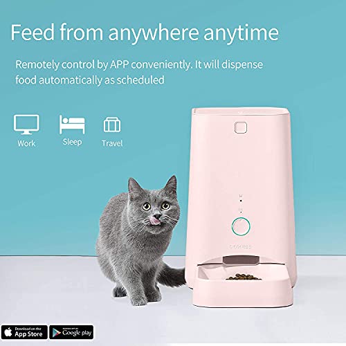 DOGNESS 6L Smart Feed Automatic Cat Feeder, WiFi Enabled Pet Feeder
