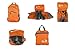 Outlander Packable Handy Lightweight Travel Hiking Backpack Daypack-Orange
