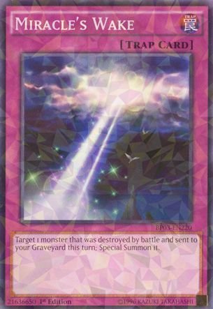 Yu-Gi-Oh! - Miracle's Wake (BP03-EN220) - Battle Pack 3: Monster League - 1st Edition - Shatterfoil