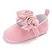 BENHERO Baby Infant Girls Soft Sole Floral Princess Mary Jane Shoes Prewalker Wedding Dress Shoes