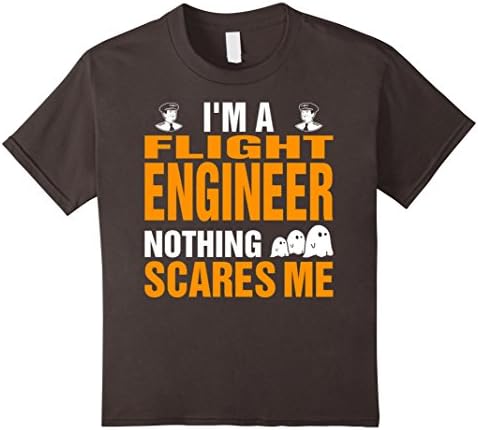 Kids I Am A Flight Engineer Nothing Scares Me Halloween Tshirt 4 Asphalt