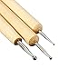 COMIART Ball Styluses Tool Set for Embossing Pattern Clay Sculpting