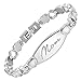 Willis Judd MOM Love Heart Titanium Bracelet Engraved Love You Mom Adjusting Tool & Gift Box Included